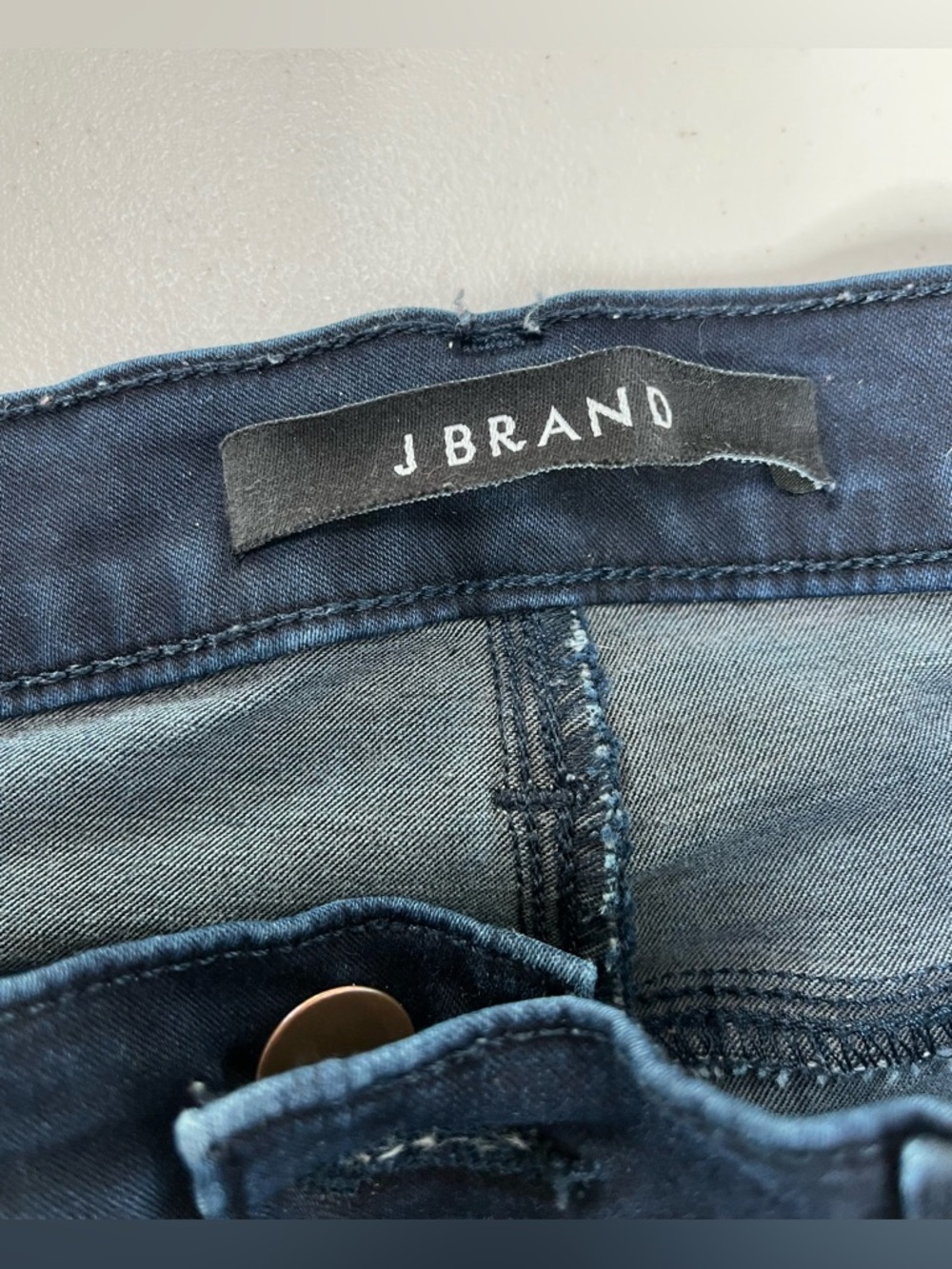 J Brand Women's Navy Skinny Jeans - Picture 10 of 12